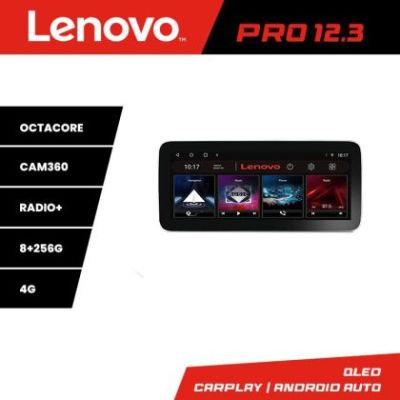 Navigatie Toyota Land Cruiser L100 2002-2006 Lenovo PRO 8+256 12.3 inch qled android 4G DSP gps internet  KIT-L105