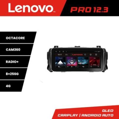 Navigatie Citroen Jumpy Toyota Proace Peugeot Traveller Lenovo PRO 8+256 12.3 inch qled android 4G DSP gps internet v3