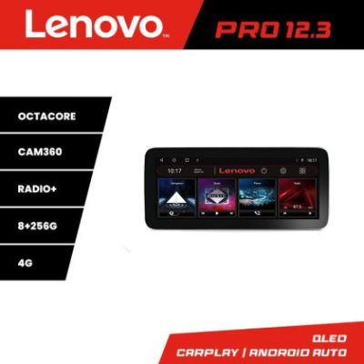 Navigatie universala KIT-1DIN Lenovo PRO 8+256 12.3 inch qled android 4G DSP gps internet  C