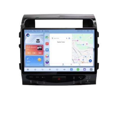 Navigatie Toyota Land Cruiser V8 L200 2009-2020 Qled 1K Octa Core 4+64 LTE 4G DSP Wifi 5Ghz android auto carplay radio gps internet kit-381-type-b+EDT-E413V3+kit-10-9