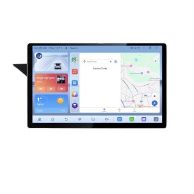 Navigatie dedicata Mercedes GLK 2012-2015 NTG4.5 N-GLK Edonav ecran 13" 1K 4+64 Android Waze USB Navigatie 4G 360 Toslink Yout