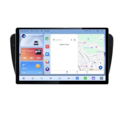 Navigatie dedicata Seat Ibiza 2008-2014 N-246 Edonav ecran 13" 1K 4+64 Android Waze USB Navigatie 4G 360 Toslink Youtube Radio