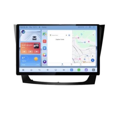 Navigatie dedicata Mercedes W211 W219 N-090 Edonav ecran 13" 1K 4+64 Android Waze USB Navigatie 4G 360 Toslink Youtube Radio K