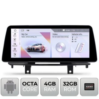 Navigatie BMW X1 F48 2016-2019 cu ecran EVO Android ecran 10.25" 4+32 4G BT