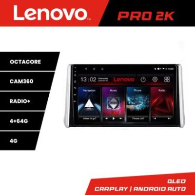 Navigatie Toyota RAV4 2018 8 core QLED 2K 4+64 360 Android Waze USB Navigatie Internet Youtube Radio Lenovo