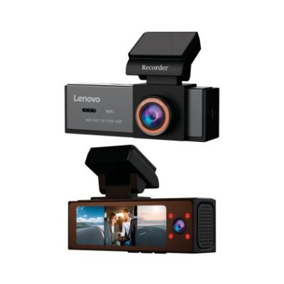 Camera DVR Lenovo Q7 Full HD Wfii HDR ecran tactil 2.4 inch - 3 camere
