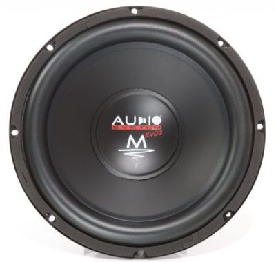 Subwoofer fara incinta Audio System M 12 EVO2-D4, 250 watts, 2x4ohm, 300mm, 12"