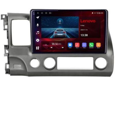 Navigatie Honda Civic Sedan gen 8 2005-2010, Lenovo Ultra Original, Qualcomm 8-Core, 4G, Camera 360, CarPlay Wireless, 4+64GB, 10.1"