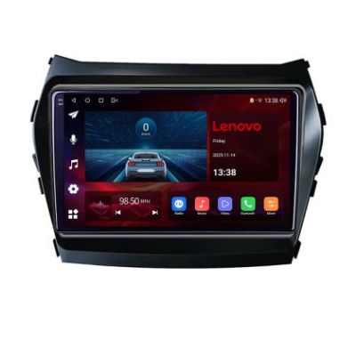Navigatie Hyundai Santa Fe gen 3 2013-2017, Lenovo Ultra Original, Qualcomm 8-Core, 4G, Camera 360, CarPlay Wireless, 4+64GB, 9"