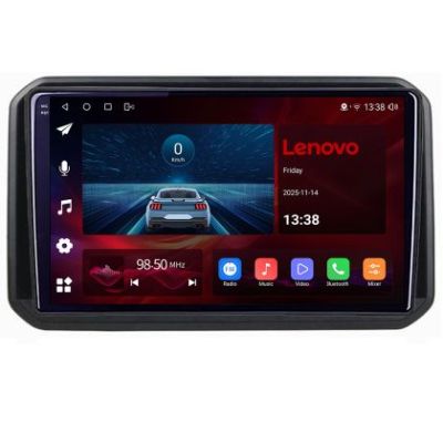 Navigatie Suzuki Ignis gen 2 2016-, Lenovo Ultra Original, Qualcomm 8-Core, 4G, Camera 360, CarPlay Wireless, 4+64GB, 9"