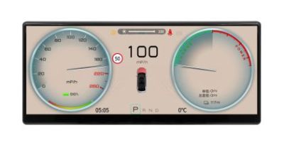 Ceasuri electronice digitale FULL HD Tesla Model 3/Y 2015-2023