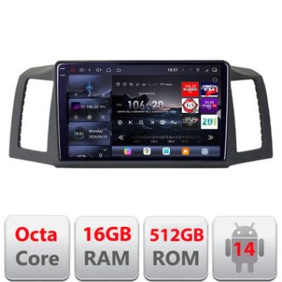 Navigatie Jeep Grand Cherokee 2008-2010 Android radio gps internet 8 core QLED 2K 16+512GB 360 Edotec