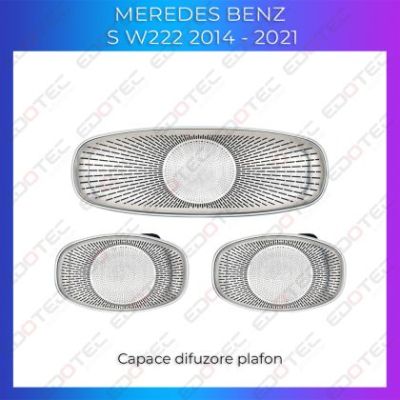 Lumini Ambientale NIGHTVIBE Mercedes S Class W222 dedicate plafon control din sistemul original si telefon