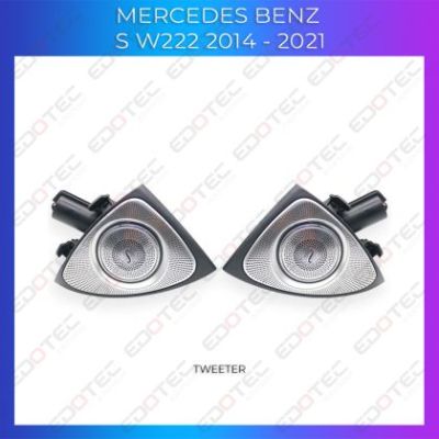 Lumini Ambientale NIGHTVIBE difuzoare stalpi fata Mercedes Clasa S W222 control pe sistemul original sau telefon