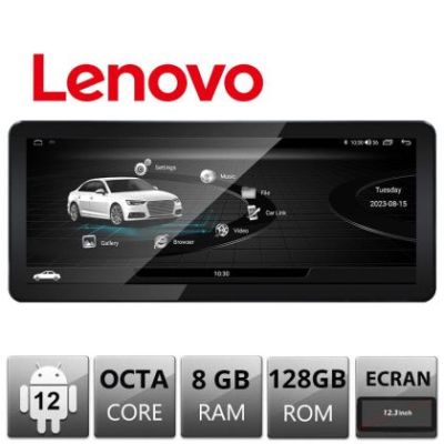 Navigatie Audi A6 RMC ecran mic original 2011-2018 Lenovo Brillante ecran de 12.3" 4G 8+128 1920x720 LED 360 Android GPS