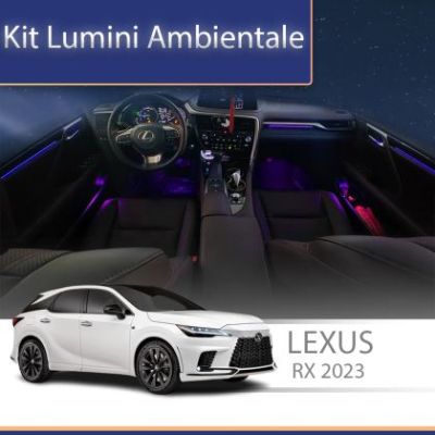 Lumini Ambientale NIGHTVIBE Lexus RX 2023 set complet control telefon sau sistem original
