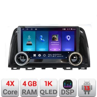 Navigatie Mazda 6 2013-2017 Edotec 4+64 10.5 inch Incell 1K android Wifi 5Ghz gps internet