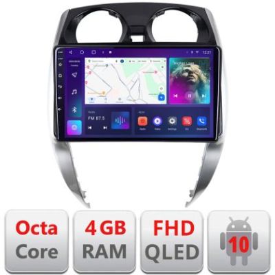 Navigatie Nisan Note 2012-2019 Android radio gps internet 4+64 carplay android auto KIT-note-2012+EDT-E310v3