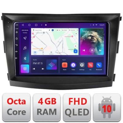Navigatie SsangYong Tivoli 2015-2019 Android radio gps internet 4+64 carplay android auto kit-tivoli2015+EDT-E309v3