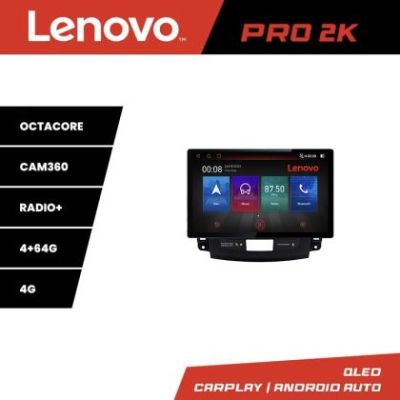 Navigatie Mitsubishi Outlander 2010 K-056 Lenovo PRO 4+64 13 inch 2K android 4G DSP gps internet  Q v2
