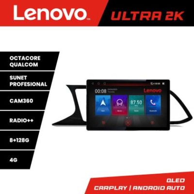 Navigatie Seat Leon MIB N-306 ecran 13" 2K 8+128 Android Waze USB Navigatie 4G 360 Toslink Youtube R