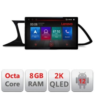 Navigatie Seat Leon MIB N-306 ecran 13" 2K 8+128 Android Waze USB Navigatie 4G 360 Toslink Youtube R