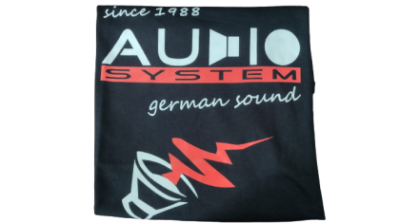 Tricou cu sigla AUDIO SYSTEM pe piept W-TSHIRT-XL