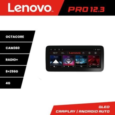 Navigatie Ford Transit Focus Kuga K-transit Lenovo PRO 8+256 12.3 inch qled android 4G DSP gps internet