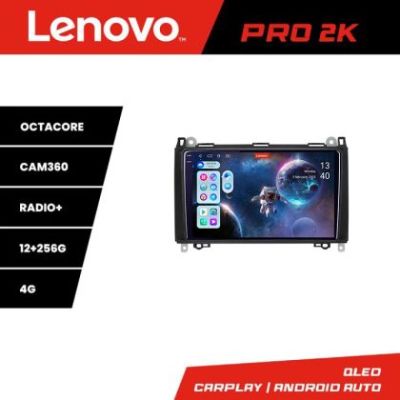 Navigatie Mercedes VW Lenovo Kit-068 8 core QLED 2K 12+256 360 Android Waze USB Navigatie Internet Youtube Radio