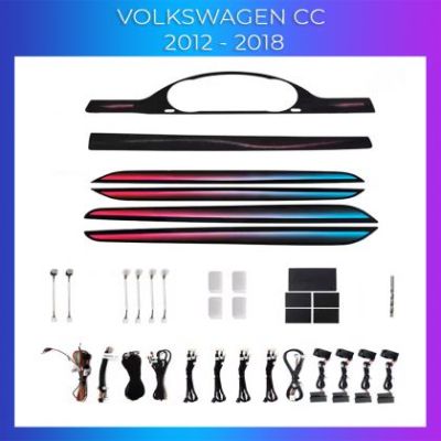 Lumini Ambientale NIGHTVIBE trimuri Volkswagen CC 2011-2016 AMB-VW-CC-2012 control din telefon sau sistemul original