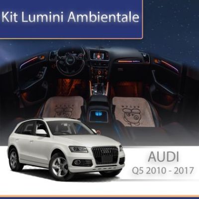 Lumini Ambientale NIGHTVIBE  Audi Q5 2010-2017 set complet control telefon sau sistem original