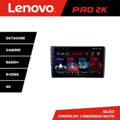 Navigatie Fiat Tipo 2015-2021 Lenovo Kit-TIPO 8 core QLED 2K 8+256 360 Android Waze USB Navigatie Internet Youtube Radio
