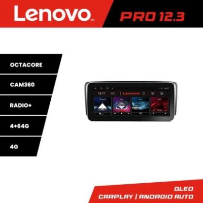 Navigatie VW Sharan 2011-2020 K-SHARAN Lenovo PRO 4+64 12.3 inch qled android 4G DSP gps internet