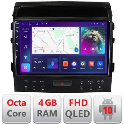 Navigatie Toyota Landcruiser 200 V8 2007-2015 cu navi si 360 Android radio gps internet 4+64 carplay android auto KIT-381-360+EDT-E309v3