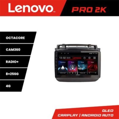 Navigatie VW Touareg 2011-2018 Lenovo 8 core QLED 2K 8+256 360 Android Waze USB Navigatie Internet Youtube Radio