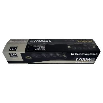 Cutie cu difuzoare Phoenix Gold 1700W ieșire SPL 2 x 4 OHM 4 x difuzoare midrange 2 x tweetere pro audio
