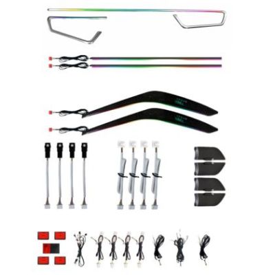 Lumini Ambientale NIGHTVIBE Toyota Corolla 2019-2021 set complet control telefon sau sistem original