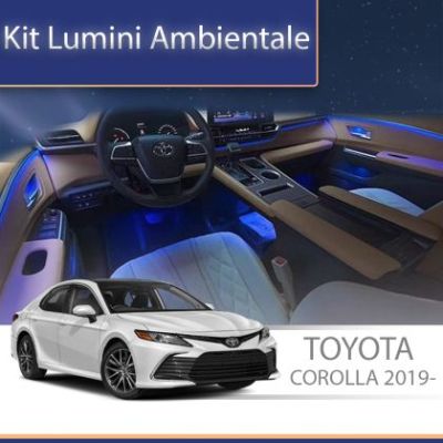 Lumini Ambientale NIGHTVIBE Toyota Corolla 2019-2021 set complet control telefon sau sistem original