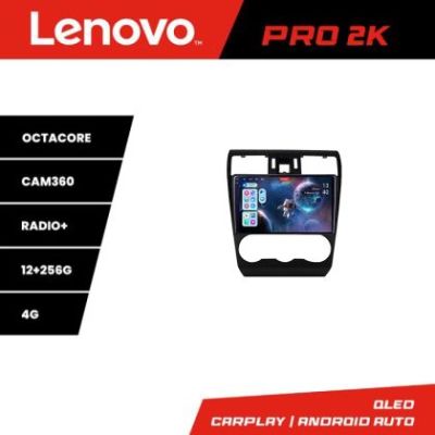 Navigatie Subaru Subaru Forester Impreza XV 2013 2013 Lenovo Kit-062 8 core QLED 2K 12+256 360 Android Waze USB Navigatie Internet Youtube Radio