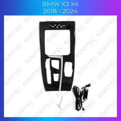 Lumini Ambientale NIGHTVIBE BMW X3 X4 2018 - 2024 consola centrala iluminata control din telefon sau sistemul original