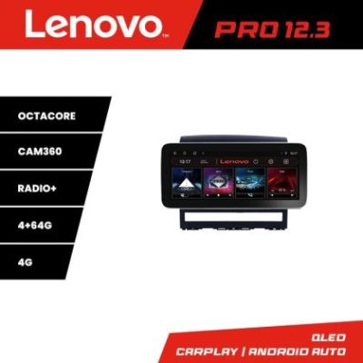 Navigatie Fiat Albea 2009-2014 K-Albea Lenovo PRO 4+64 12.3 inch qled android 4G DSP gps internet