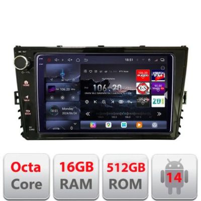 Navigatie VW masini dupa 2018 Android radio gps internet 8 core QLED 2K 16+512GB 360 Edotec