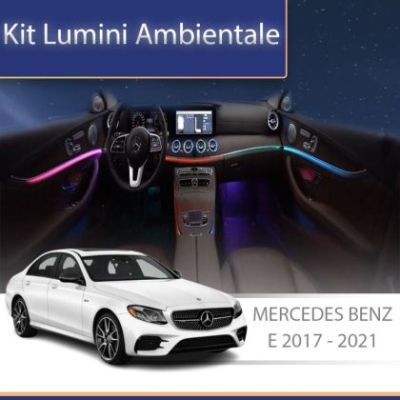 Lumini Ambientale NIGHTVIBE Mercedes Benz W213 sistem prindere centura control telefon sau sistem original