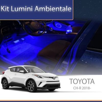 Lumini Ambientale NIGHTVIBE Toyota CH-R 2018- set complet control telefon sau sistem original