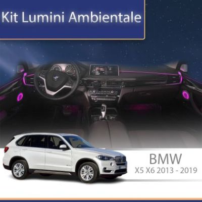 Lumini Ambientale NIGHTVIBE BMW Seria X5 X6 2013-2019 dedicat trimuri control telefon sau sistem original
