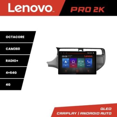 Navigatie Kia Rio 2012- K-204 Lenovo PRO 4+64 13 inch 2K android 4G DSP gps internet  8Core v1