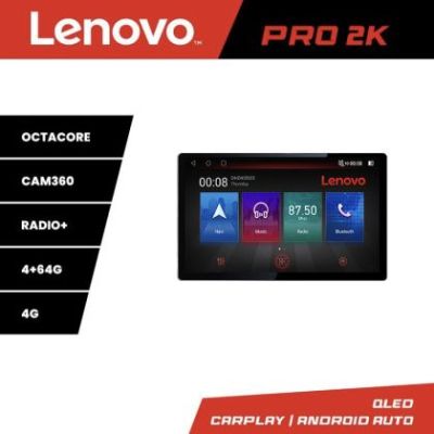 Navigatie Fiat 500 2007-2015 Lenovo PRO 4+64 13 inch 2K android 4G DSP gps internet  8Core
