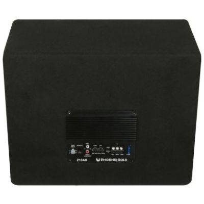 Subwoofer activ Phoenix Gold, difuzor 10", 200 W RMS, 800 W MAX, kit de cabluri incluse