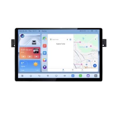 Navigatie dedicata BMW Seria 3 E46 N-052 Edonav ecran 13" 1K 4+64 Android Waze USB Navigatie 4G 360 Toslink Youtube Radio KIT-