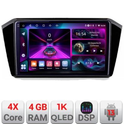 Navigatie VW Passat 2015- A-518  4+64 InCell Display 1K Android Waze USB Navigatie Internet Youtube Radio